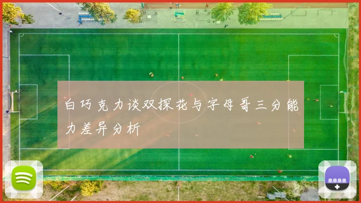 白巧克力谈双探花与字母哥三分能力差异分析